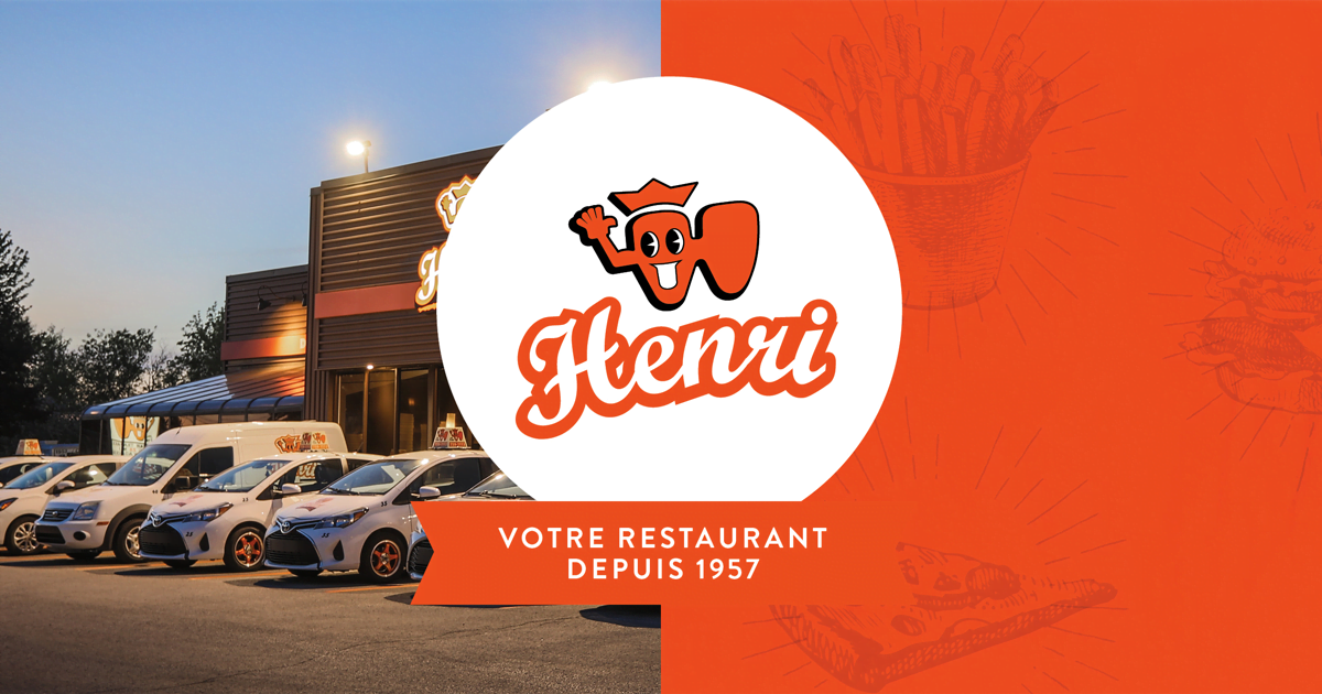 Restaurant Chez Henri Livraison, comptoir ou salle à manger à Joliette