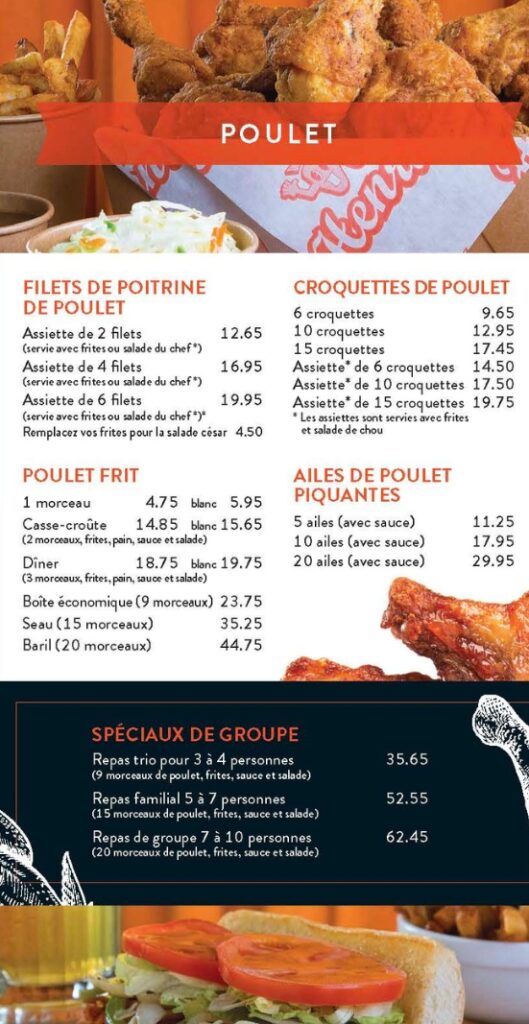 Menu Livraison - Page 2